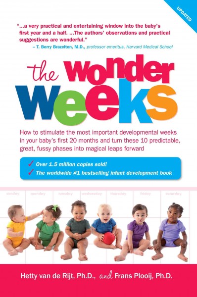 The wonder weeks : how to stimulate your baby's mental development and help him turn his 10 predictable, great, fussy phases into magical leaps forward / Hetty van de Rijt, Ph.D, and Frans Plooij, Ph.D.