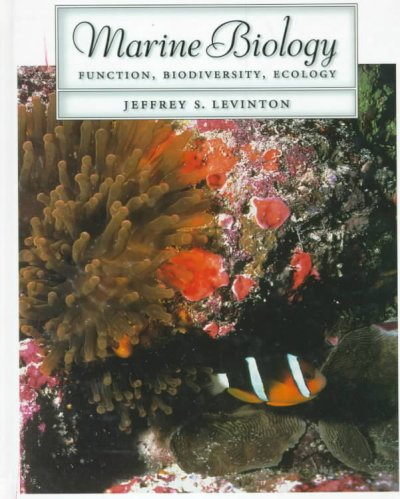 Marine biology : function, biodiversity, ecology / Jeffrey S. Levinton. --