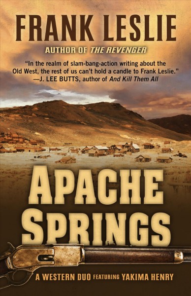 Apache Springs [large print] / Frank Leslie.