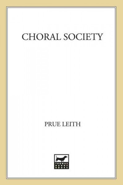 Choral society / Prue Leith.