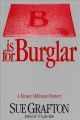 "B" is for burglar  Cover Image