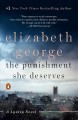The punishment she deserves Inspector Lynley Series, Book 20. Cover Image